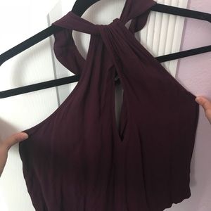 Free people buckle top.